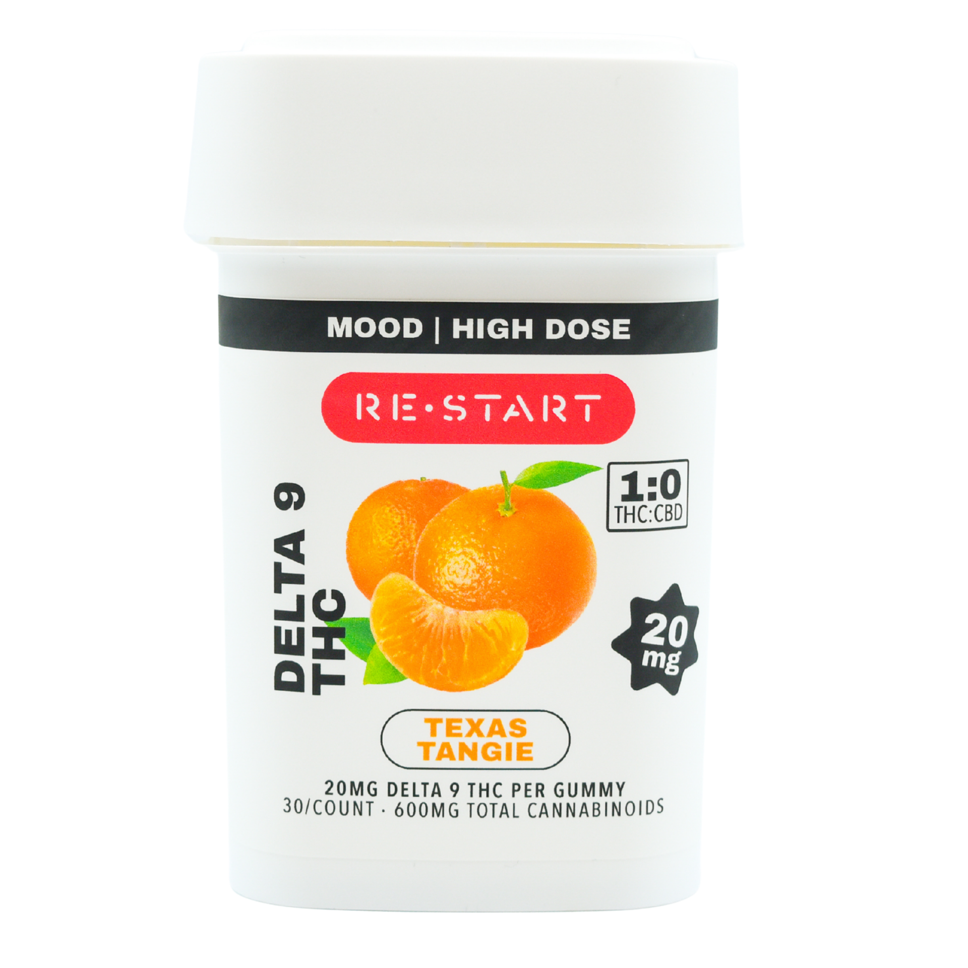 Delta 9 THC 20MG Gummies Texas Tangie / 30-count